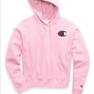 Pink  champion hoodie